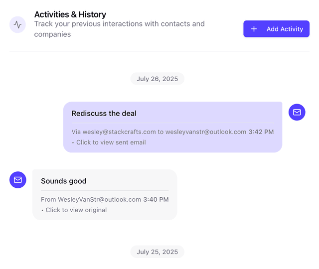 Activity Feed
